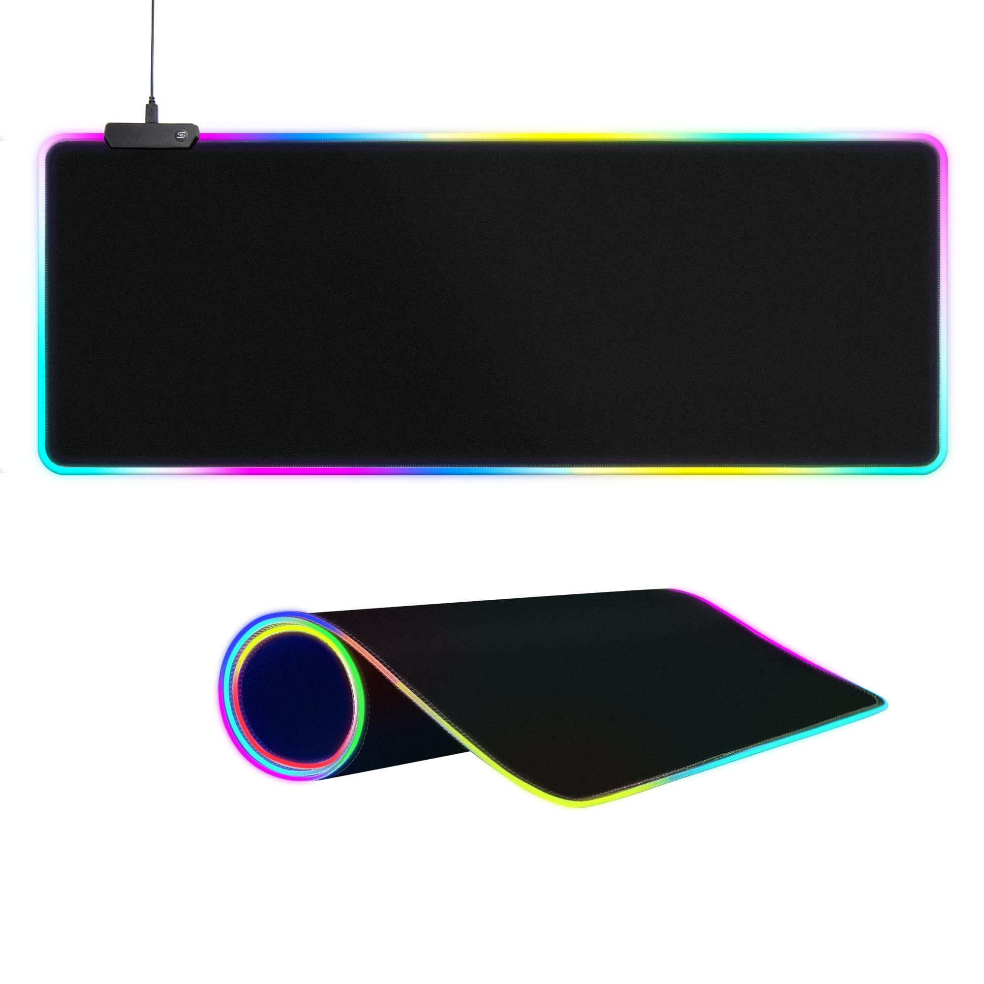 RGB Gaming Solid Black  MousePad