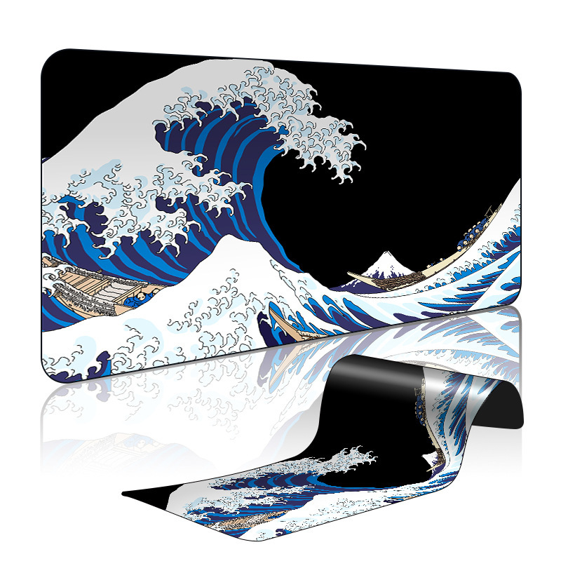 Sea Wave Japanese Art Mouse Pad Gaming