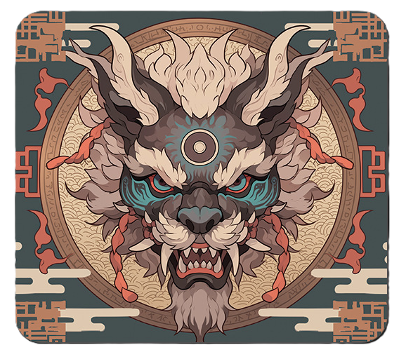 Guardian Lion Mousepad